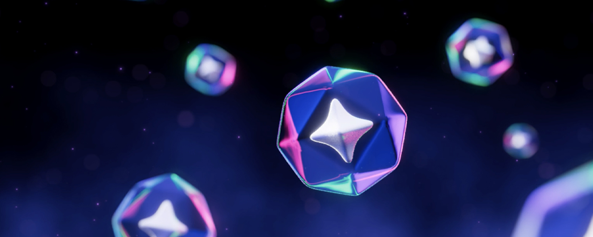 Discord Orbs floating in a blurple starfield.