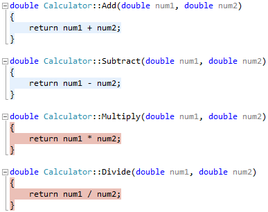 Image Code Coverage coloring