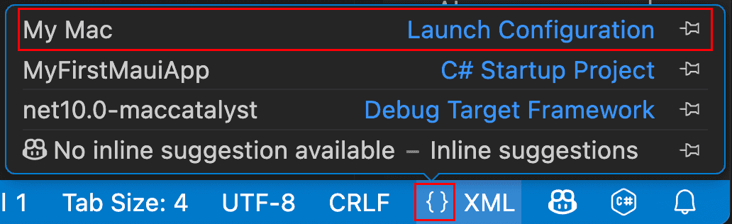 My Mac selected as target deployment by default